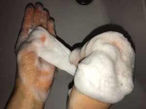 ピュアモイスチャーソープの泡その2
