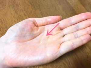 透輝の美の中身を手に取った写真