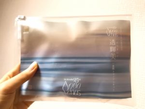 透輝の美7日間トライアルキットのポーチ