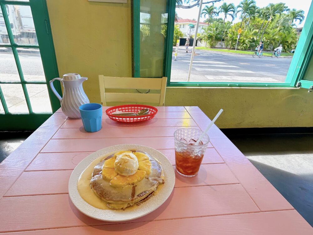 カフェモーリーズの朝食の写真